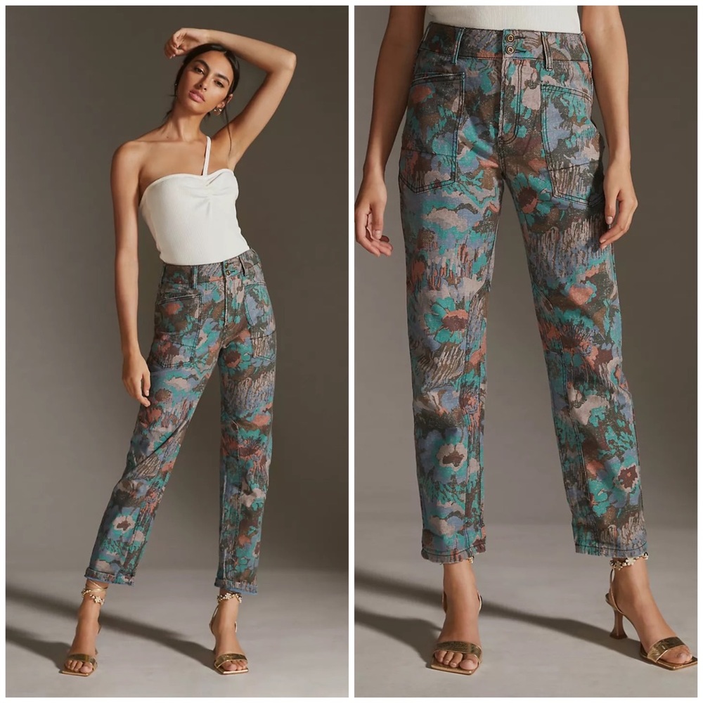 NWT Anthropologie Pilcro The Wanderer Utility Trousers 29